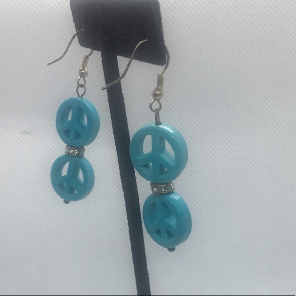 4 for $12: Peace Earrings - Picture 2 of 3